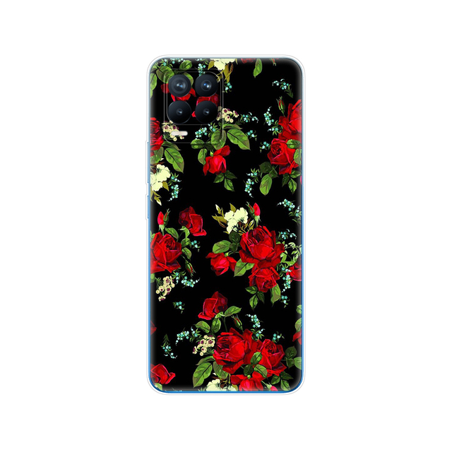 Realme 8 Case 6.4" Soft Silicon TPU Back For Realme 8 Pro OPPO Realme8 4G RMX3085 Phone Cover Coque Capa Funda Bumper Bag