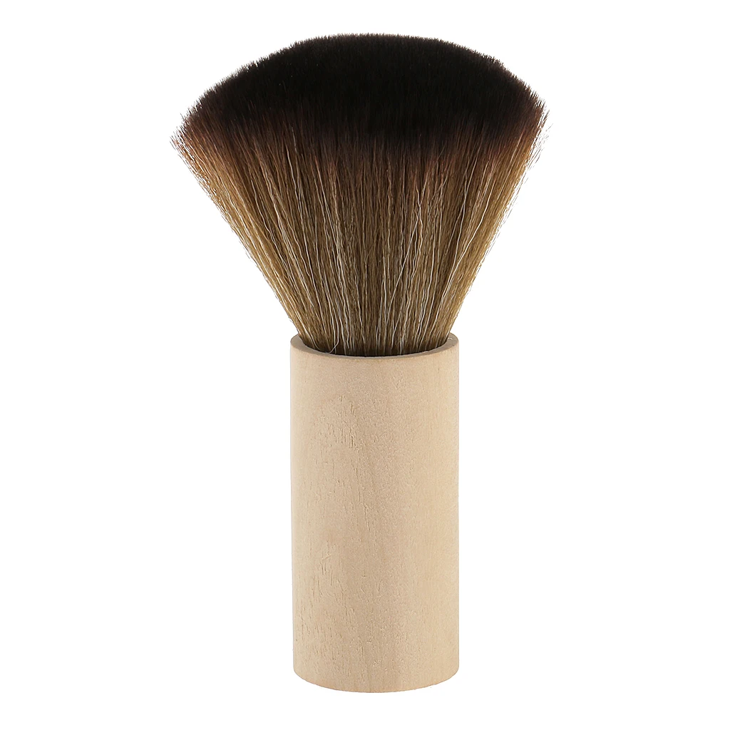 Soft Brush Neck Duster Black Hairdressing Hair Cutting Salon Stylist Pro Barber