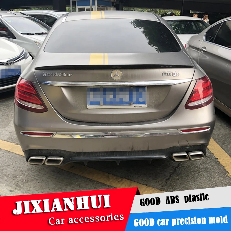 For W213 Spoiler Carbon Fiber Material 2016-2017 E-Class Mercedes-Benz E200 E300 | Автомобили и мотоциклы