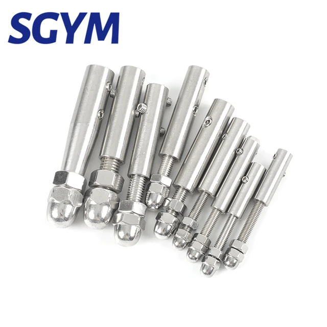 Morsetti Per Fune In Acciaio Inox 304 - 10 Pezzi Per Cavi Da 6 Mm, Per Ringhiere, Tendaggi E Fissaggi Vari - Foto 8