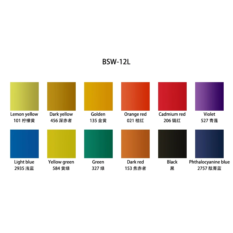 Oil Paint Color Names