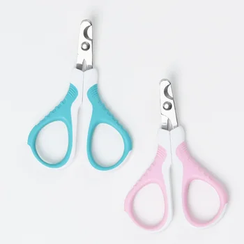 

Small Pet Animal Dog Cats Bird Toe Claw Stainless Steel Grooming Nail Pink Scissors Trimm Good Quality Grooming Supplies OO50MR