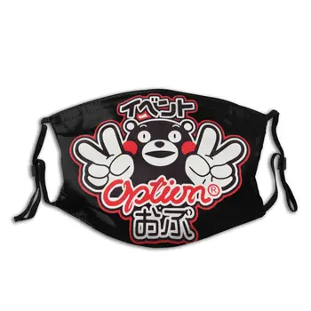 

Kumamon Unisex Reusable Mouth Face Mask Anti Bacterial Dust Mask With Filters Protection Mask Respirator Mouth Muffle