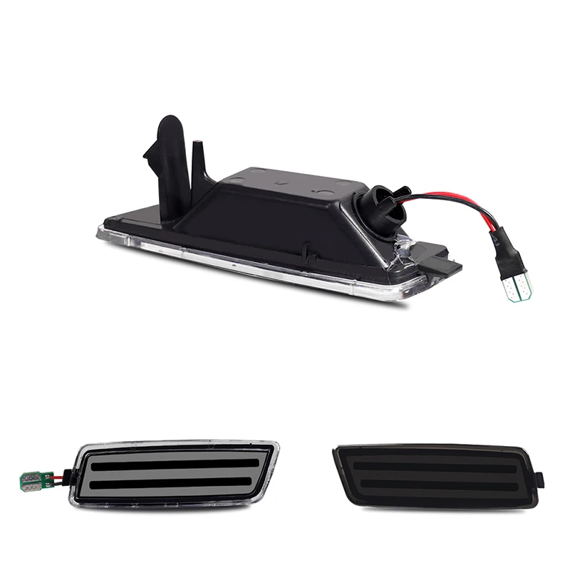 Amber LED Bumper Side Marker Light For Volkswagen 2006-2009 MK5 Golf/GTI Rabbit,