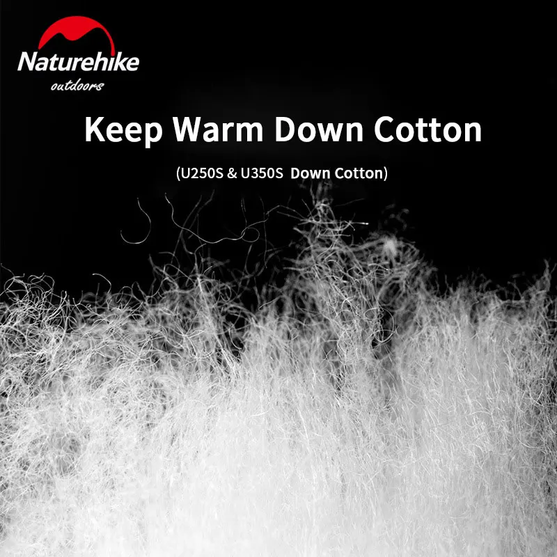 Naturehike U Series Camping Sleeping Bag Envelope Splicing Form Double Sleeping Bag Keep Warm Cotton Down Travel Quilt