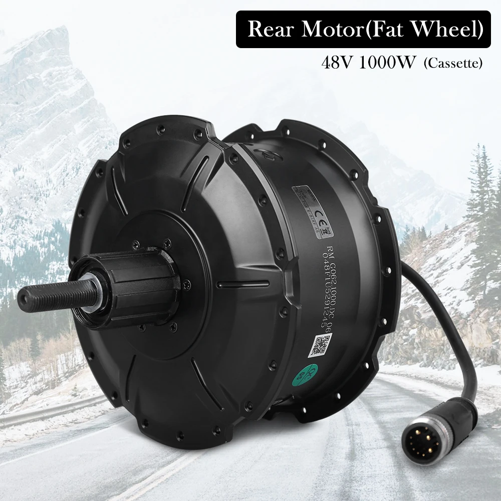 Bafang 48V 1000W Rear Hub Motor G062.1000 DC Electric Bike Conversion Kit  With Disc Brake For Fat Bike Electronic Kit|Electric Bicycle Motor| -  AliExpress