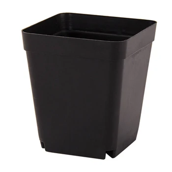 

100pcs/kit Garden Flower Pots Nursery Plant Seedling Holder Square Basin 7cm*7cm