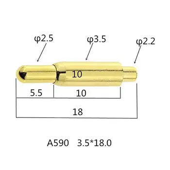 

Customized High Quality Telescopic Conductive Needle Spring Thimble Signal Needle Pogopin Probe A590