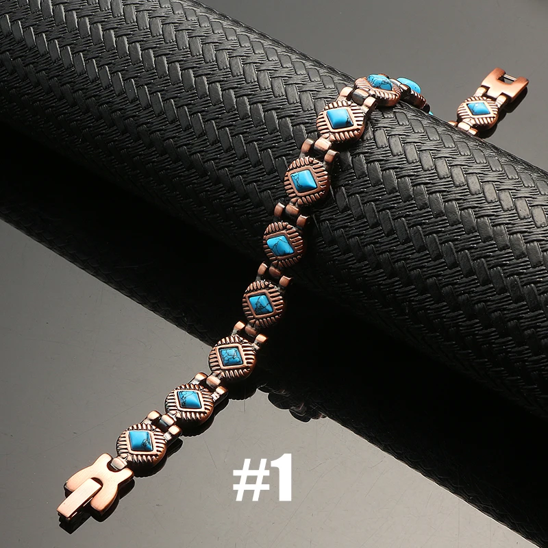 Vintage Copper Magnetic Bracelets For Women Pain Relief Pure Copper Adjustable Bio Energy Blood Pressure Accessory Bracelet magnetic bracelet