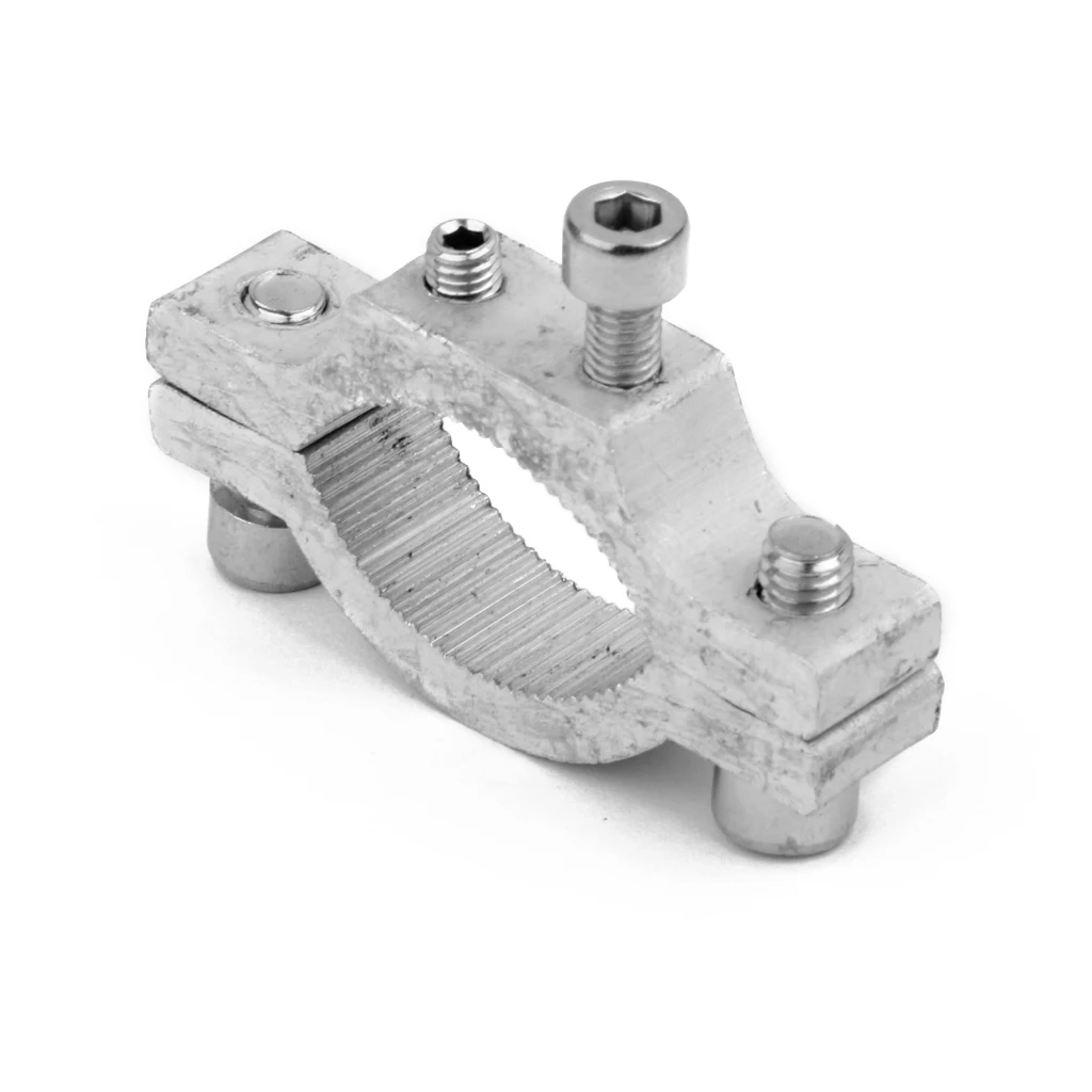 1 Pcs Durable Motorcycle Head Light Lamp Projector Clamp Bracket Aluminum Alloy 5.7*4.1cm