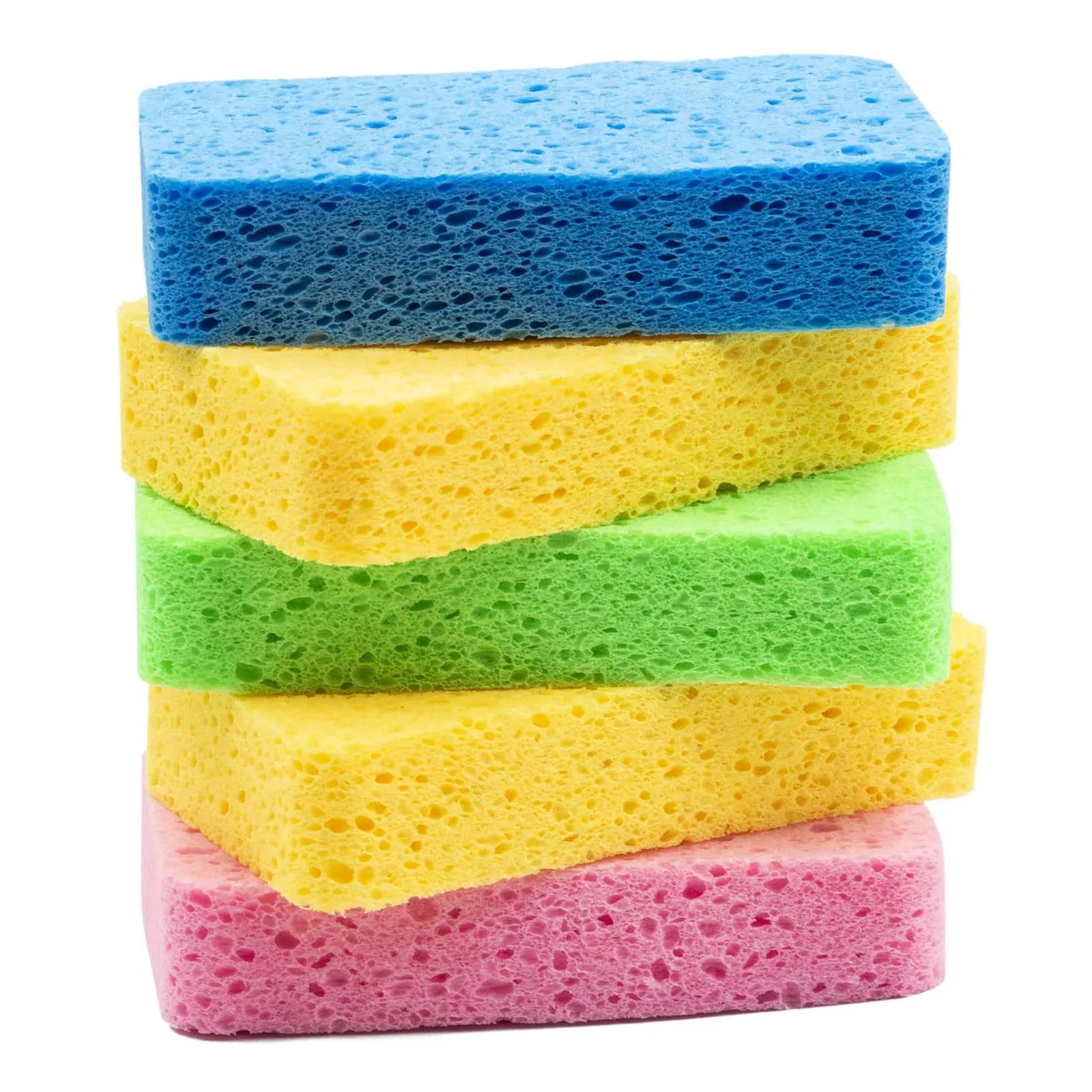 5pcs Scouring Pad Sponges Decontamination Sponge Scrubbing Dishes And