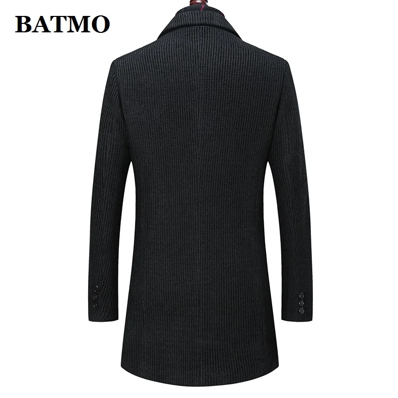 BATMO/Новое поступление, зимний высококачественный шерстяной Тренч для мужчин, мужские шерстяные повседневные куртки, большие размеры M-4XL 895