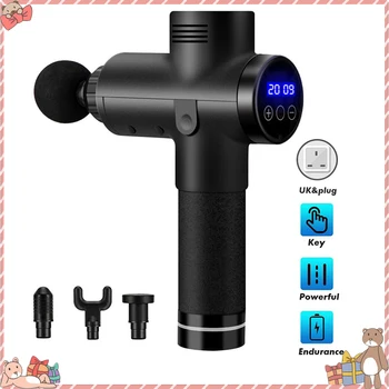 

LCD Display Muscle Massager Gun Pain Relief Sport Therapy Massager Body Relaxation Slimming Shaping Massager EU/UK/US/AU Plug