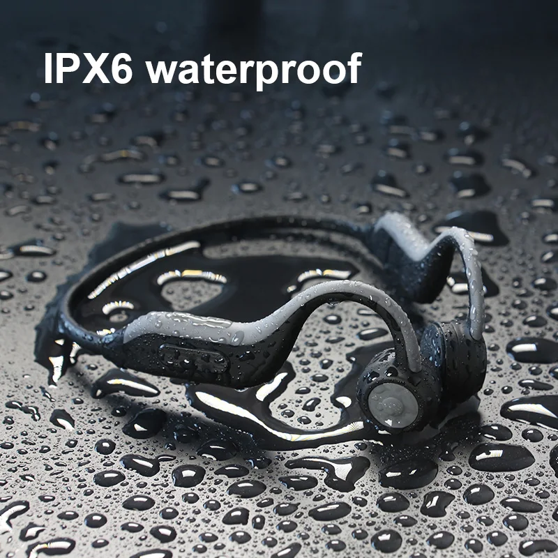 GGMM B1-S Wireless Headphones BT5.0 Headset Bone Conduction Earphone Outdoor Sports Headphone With Microphone Safe Comfortable