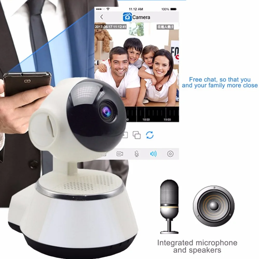 720P IP камера Wi-Fi беспроводная камера наблюдения P2P CCTV Wifi Ip камера бесплатное приложение V380 домашняя камера безопасности Детский монитор