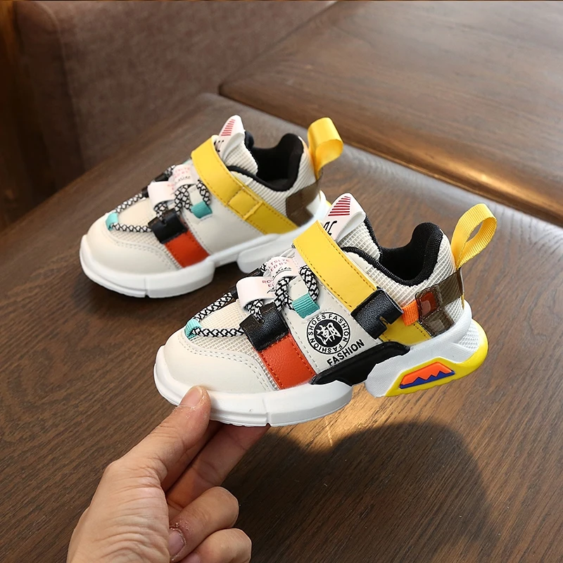 2020 New Sport Children Shoes Kids Boys Sneakers Spring Autumn Net Mesh Breathable Casual Girls Shoes Running Shoe For Kids