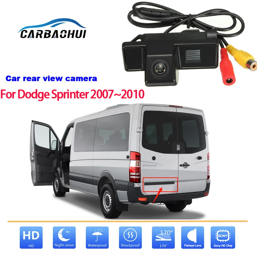Автомобильная парковочная камера заднего вида для Dodge Sprinter 2007 2008 2009 CCD full HD ночное