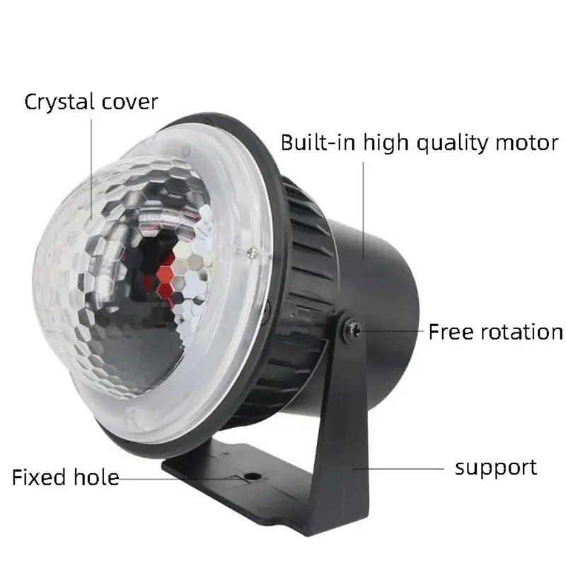 Christmas Decoration LED Magic Ball Laser Lamp Rotary Party Wedding KTV Stage Light Xmas Decor