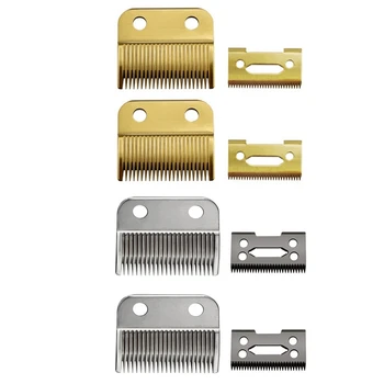 

2 Sets Adjustable Clippers Blades, 2 Hole Hair Trimmer Replacement Blade for Wahl
