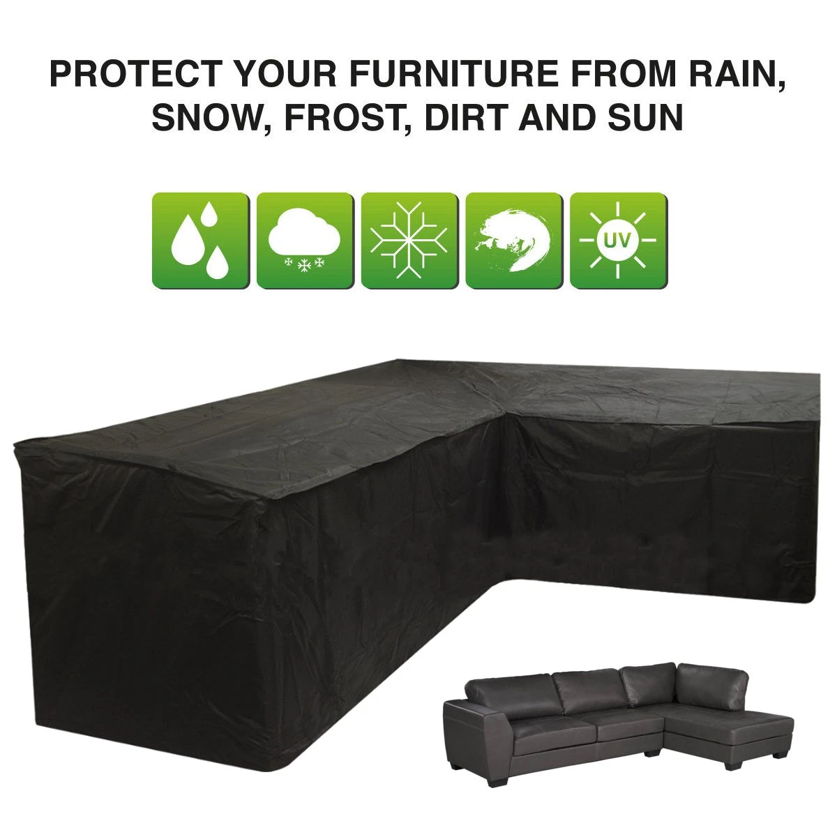 Patio Sofa Cover Bestller Outdoor Sectional Furniture Cover Waterproof Garden Couch Cover L Shaped All Purpose Covers Aliexpress