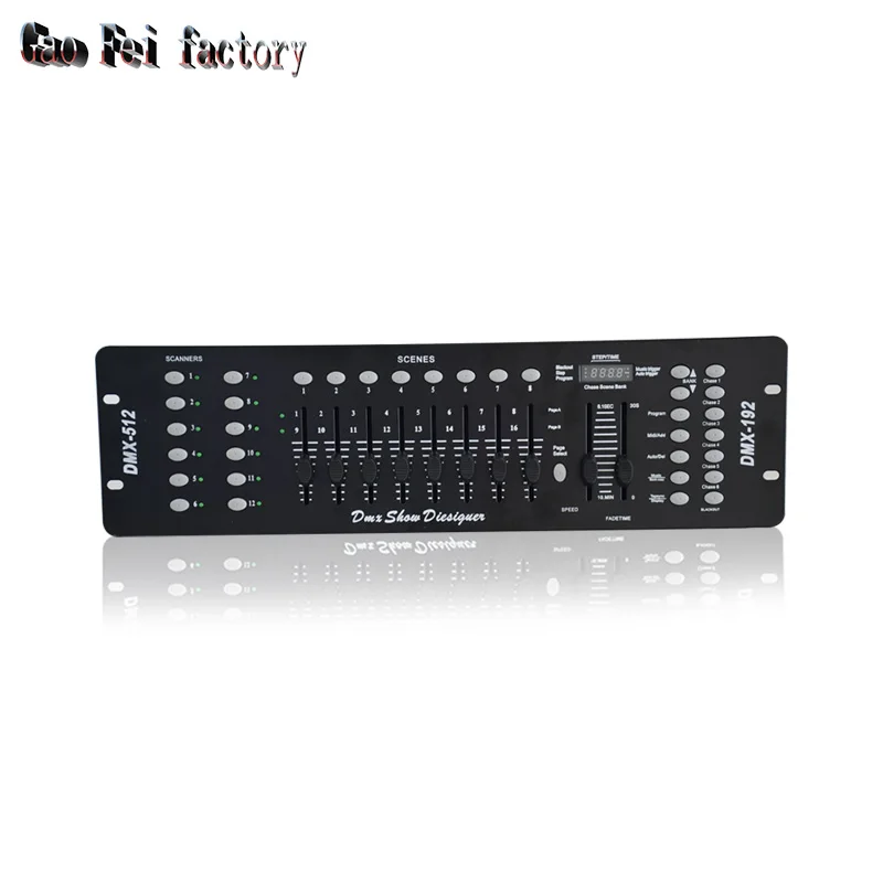 192 DMX контроллер диджей оборудование DMX консольная часть освещения для светодиодный Par перемещение головы диджейский прожектор Controlle