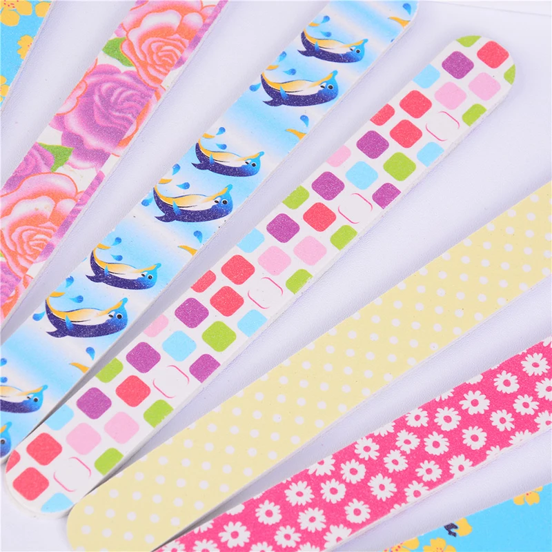 10pc Nail File Sanding Polish Random Tool Acrylic File Nail Art Block Buffer Sanding Nagels Nail Manicure Tools