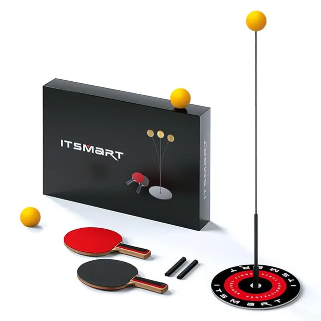 US $16.19 Table Tennis Trainer Tool With Elastic Soft Shaft Sports Set Indoor Outdoor Exercise Accessory Ping