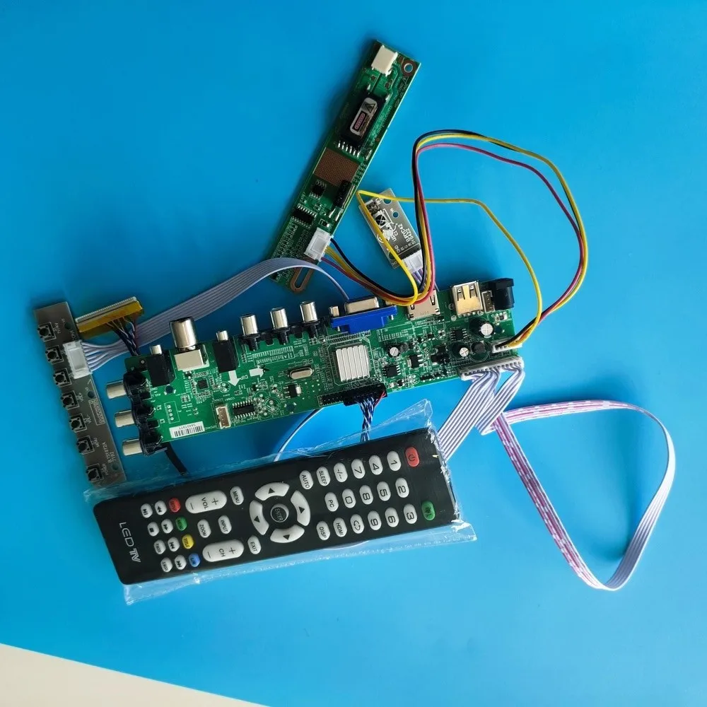 

Комплект для телефона, монитор с экраном, 1 CCFL, 30 контактов, цифровой USB 1024x768, панель ЖК-дисплея, панель управления телевизором, AV HDMI VGA