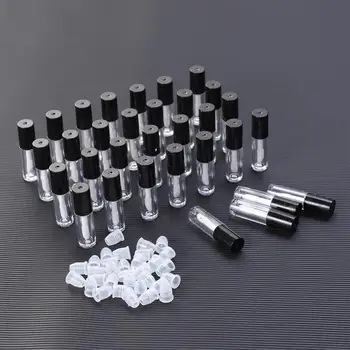 

16/32pcs Mini Makeup Refillable Bottles Portable Empty Bottles Lip Gloss Tube Plastic Bottles Containers Wand Bottles