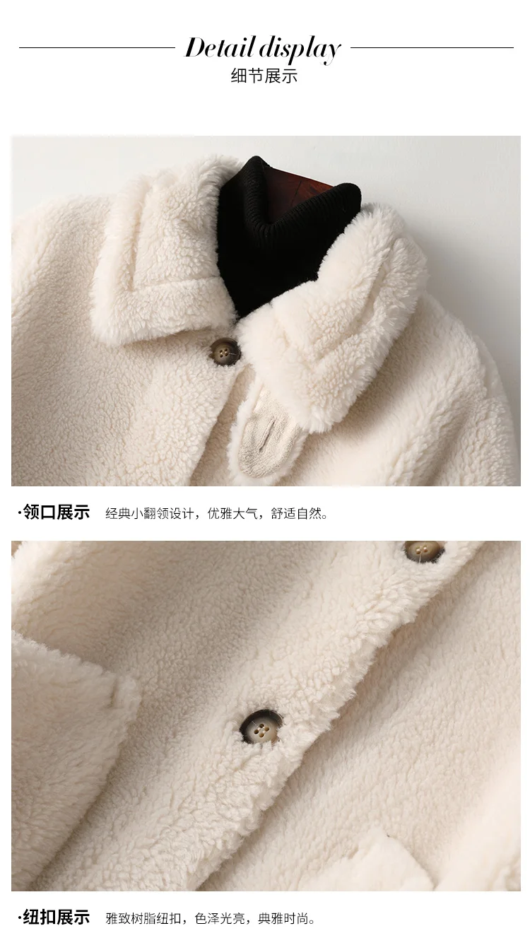 Winter New Women Cashmere Long Coat Elegant Suede Inner Furry Wool Coat Fashion Warm Coat With Pocket Casaco Feminino F22