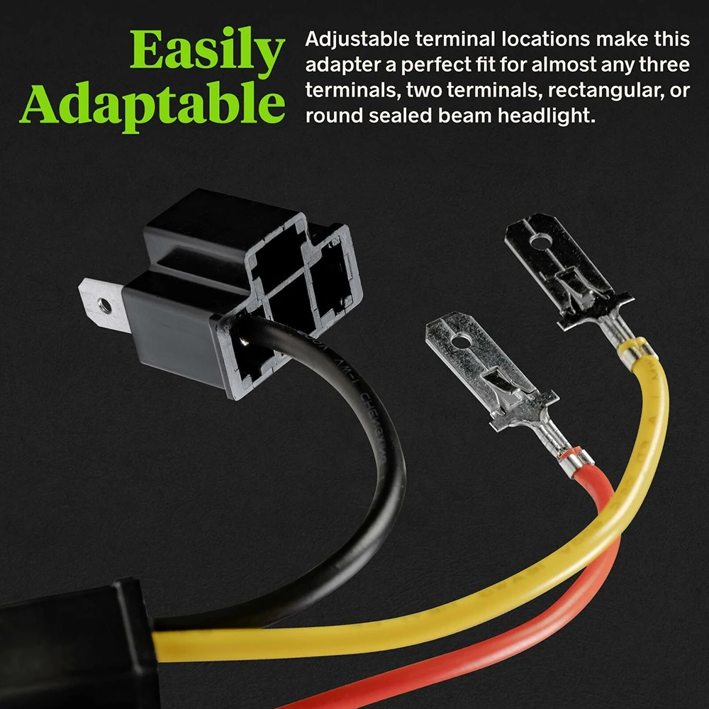 2pcs H4/9003/HB2 Headlight Socket Converter H4652 H4656 H4666 H6545 Adapter Plug