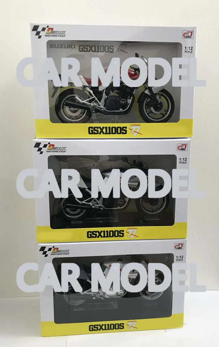 1:12 Масштаб сплав игрушечный транспорт GSX1100S японский мотоцикл модель автомобиля детская Игрушечная машина оригинальная Авторизованная аутентичная детская игрушка