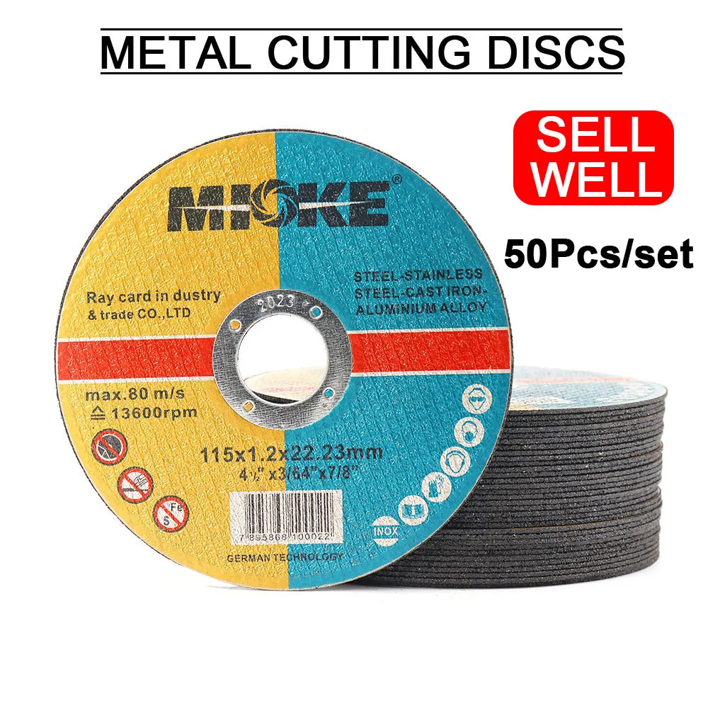 

50Pcs 115mm Thin Metal Stainless Cutting Discs 4.5inch Cut Off Wheels Flap Sanding Grinding Discs Angle Grinder Wheel