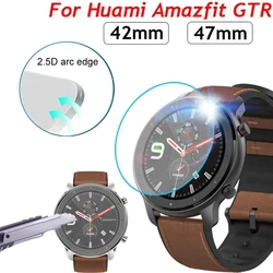 Premium Tempered Glass Screen Protector for Smart Watches - 2/3/5 Pack, 9H Hardness (For Amazfit GTR 47mm)