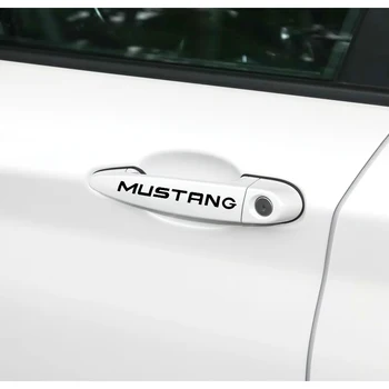 

Auto Door Handle Rear view mirror Stickers Decoration Decals For Ford Mustang 2013-2019 Car Styling Accessories