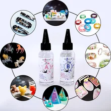 Jewelry Making DIY Solvent Resistance Accessories Tool Clear AB Crystal Glue High Adhesive Anti-yellow Quick Drying Resin Epoxy
