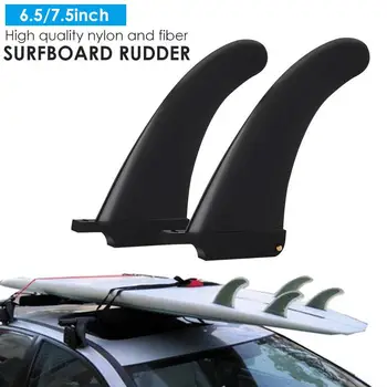 

Durable Surf Fins Surfboard Rudder Black Shoal Surfing Toys Surfriding Water Sports Surfboard Fins Portable Beach