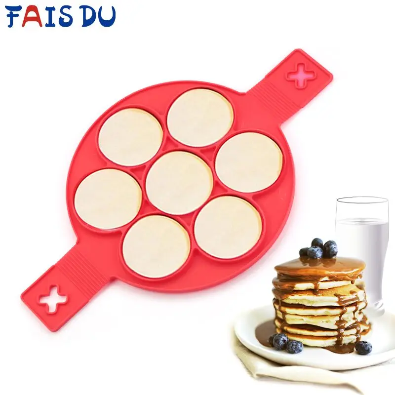 

Pancake Maker Nonstick Cooking Tool Egg Ring Circular Silicon Mold Pan Omelette Mold Kitchen Accessories
