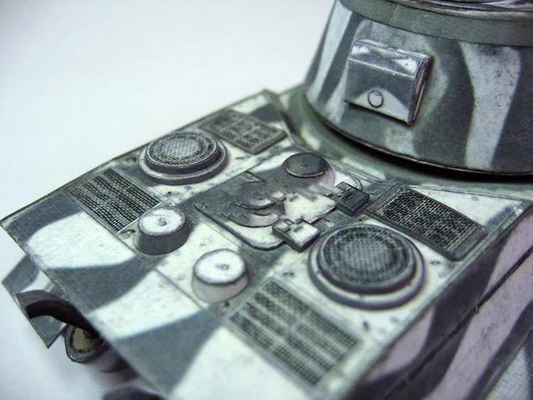 1:35 немецкий тяжелый танк льва DIY 3D бумажная карта модель строительные наборы