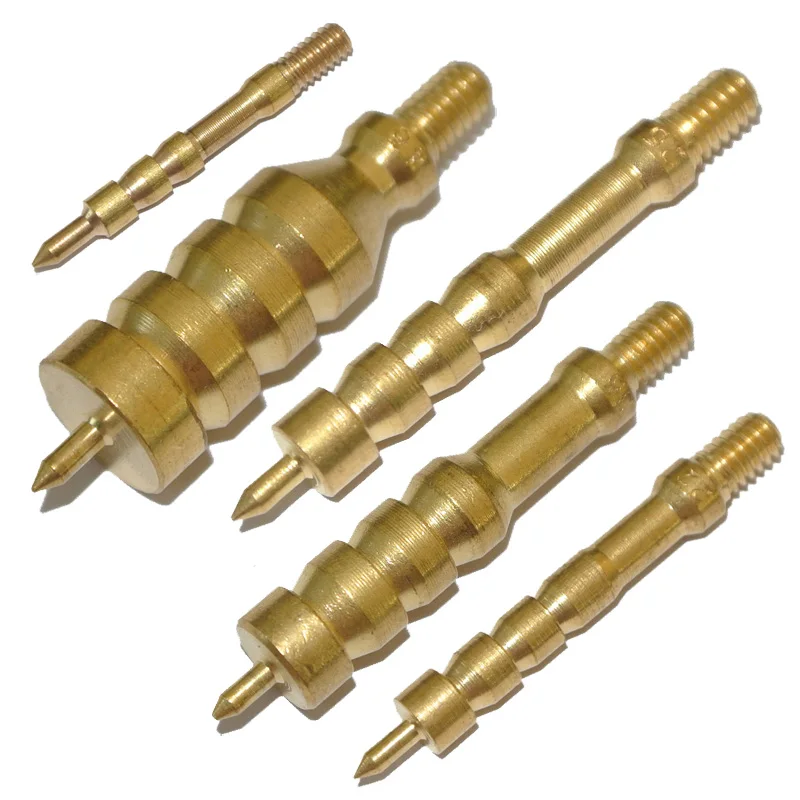 Green World 1pc/lot All Caliber Solid Brass Spear Pointed Jag,Gun Clean