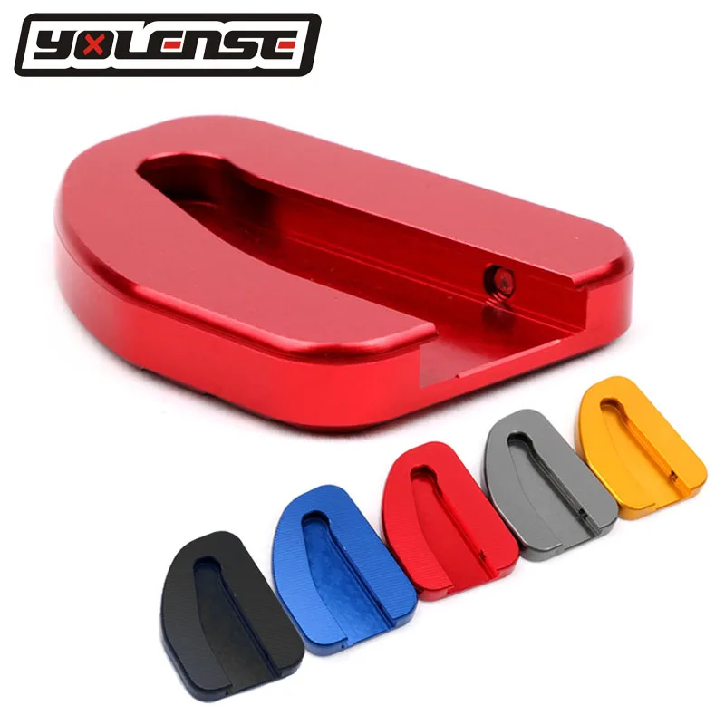 

For HONDA GL1800 Goldwing 1800 GL 1800 F6B 2002-2017 2016 Motorcycle CNC Kickstand Foot Side Stand Extension Pad Support Plate