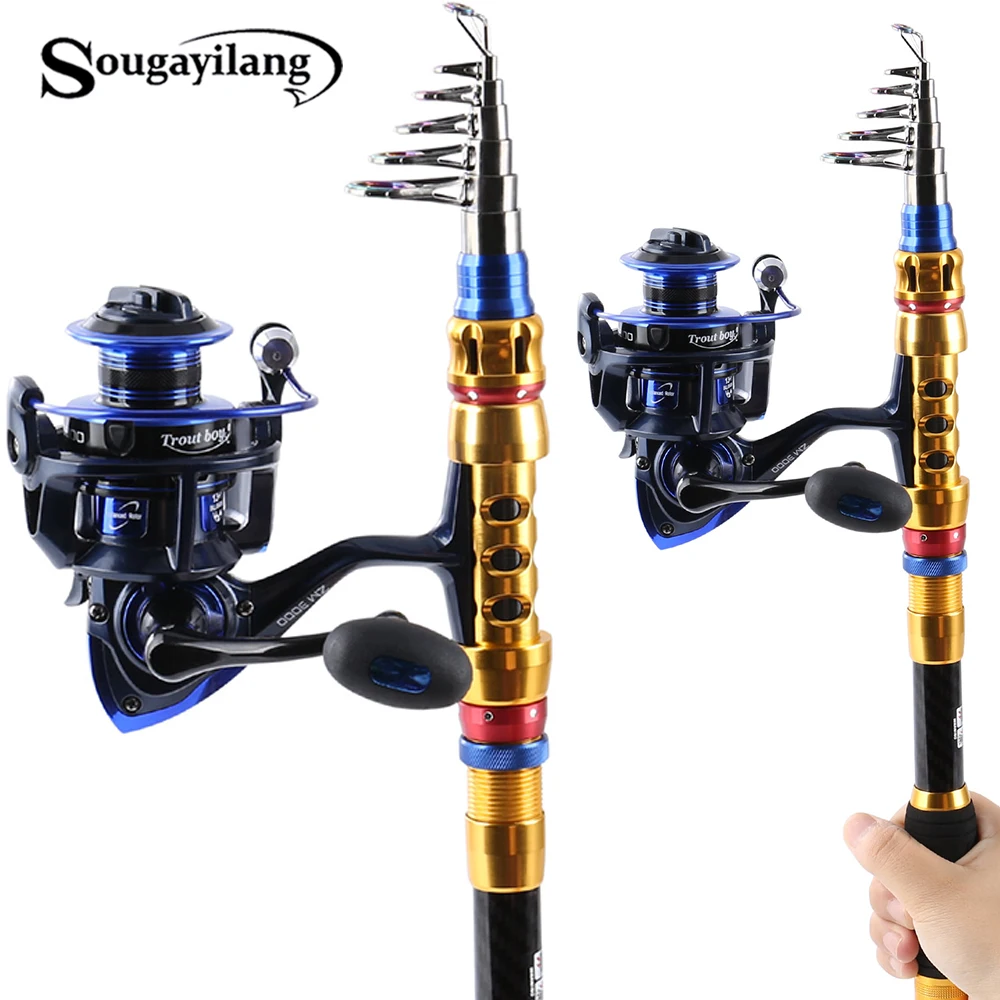 troutboy telescopic fishing rod