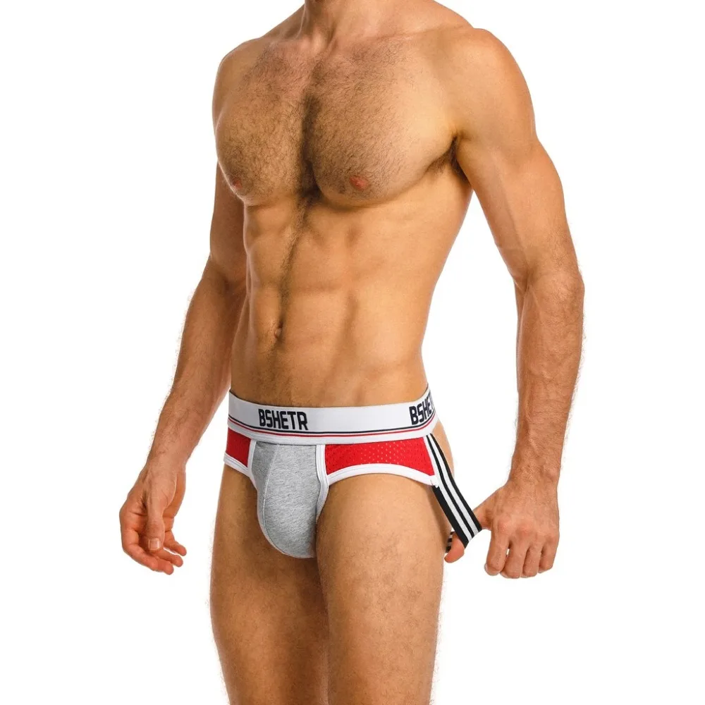 5Pcs Men's swimming briefs sexy men's underpants transparent jersey swimming trunks maillots de bain homme 20J6 (28)