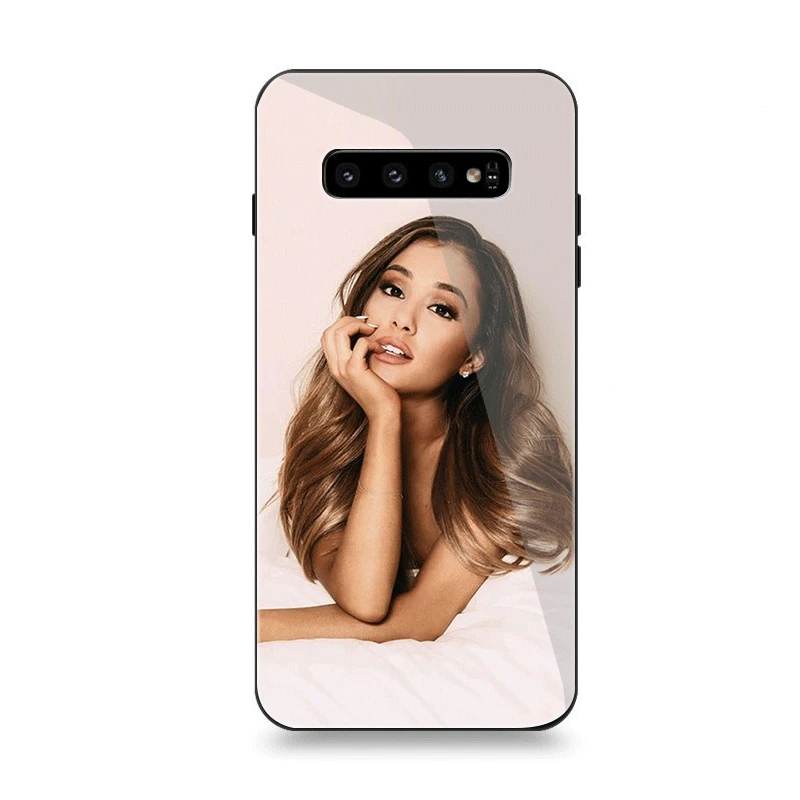 Чехол для телефона Стекло для samsung A70 A50 A30 A40 A20 A60 A10 S7 край S8 S9 S10 Plus Note 8 9 крышка певица Ариана Гранде прекрасный - Цвет: G2