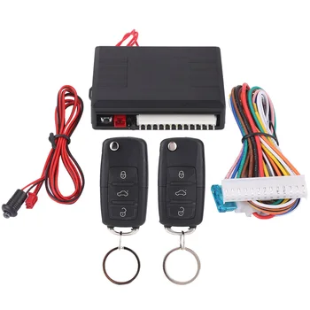 

Universal Keyless Entry System Car Alarm Systems Device Auto Remote Control Kit Door Lock Vehicle Central Locking And Unlock