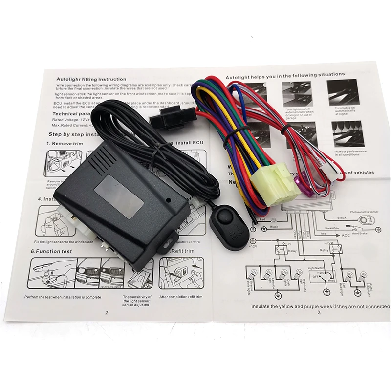 Il sistema di sensori di luce Auto per Auto 12V controlla automaticamente le luci accese e spente dal sensore di luce - Image 2