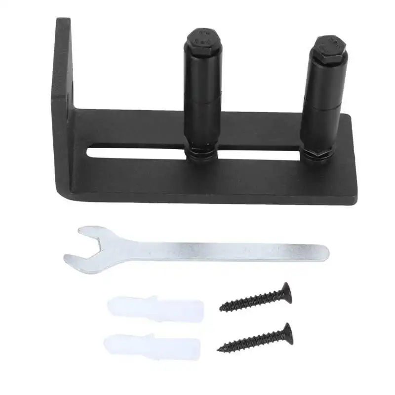 Sliding Barn Door Guide Carbon Steel Bottom Floor Roller Guide Kit Hardware Accessory Sliding Door Bottom For sliding barn door guide