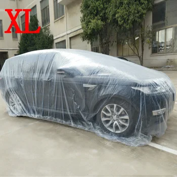 

For the Body Plastic car cover Rainproof Protector Accessory Transparent Practical