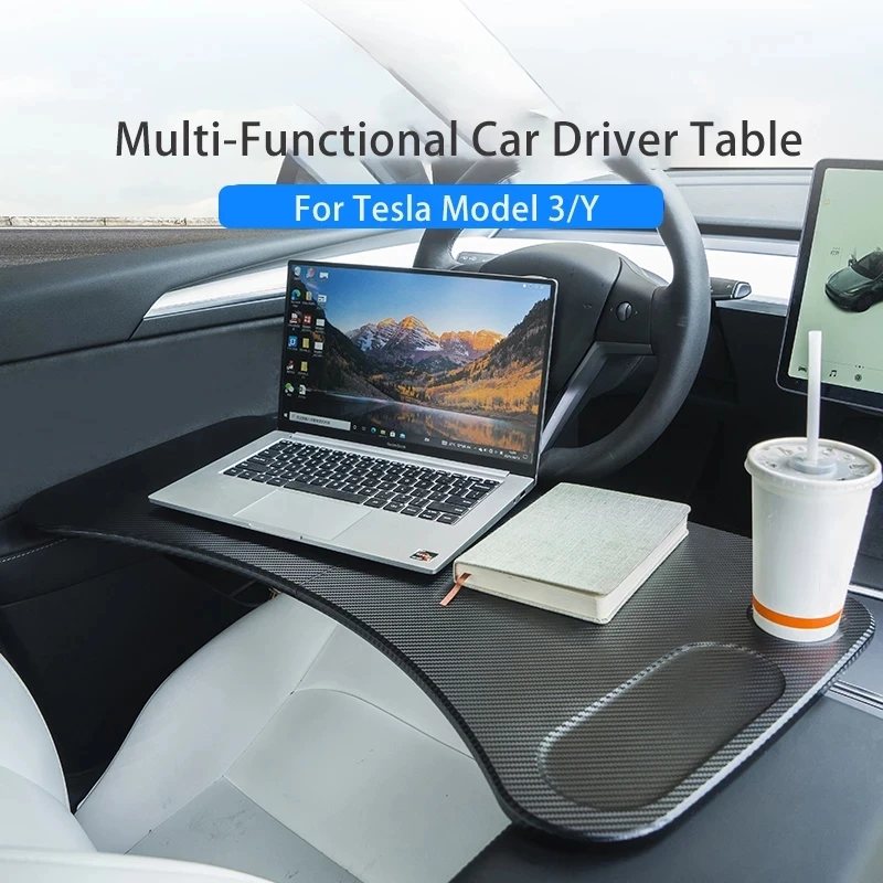 Новый автомобильный лоток для ноутбука на руль Tesla Model 3/Y аксессуары руля стол еды
