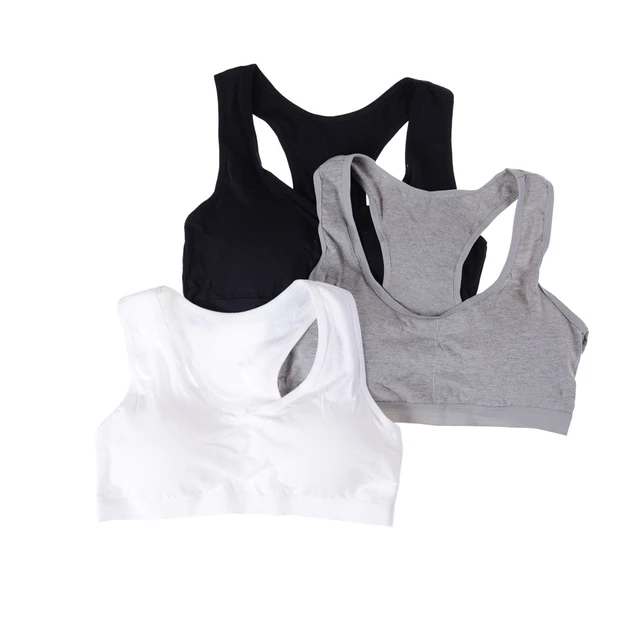 Cotton Sports Bra High Breathable Top Fitness Women Padded For